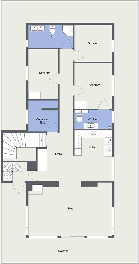 Plantegning 2d Galleribilde
