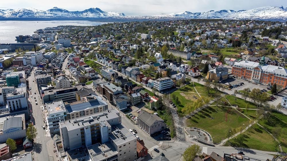 Dronefoto Galleribilde