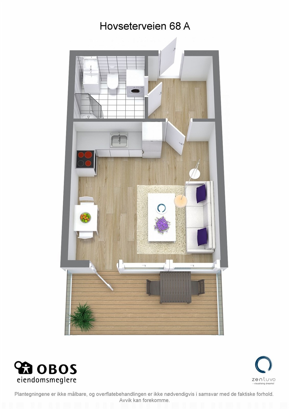 3D-plantegning Galleribilde