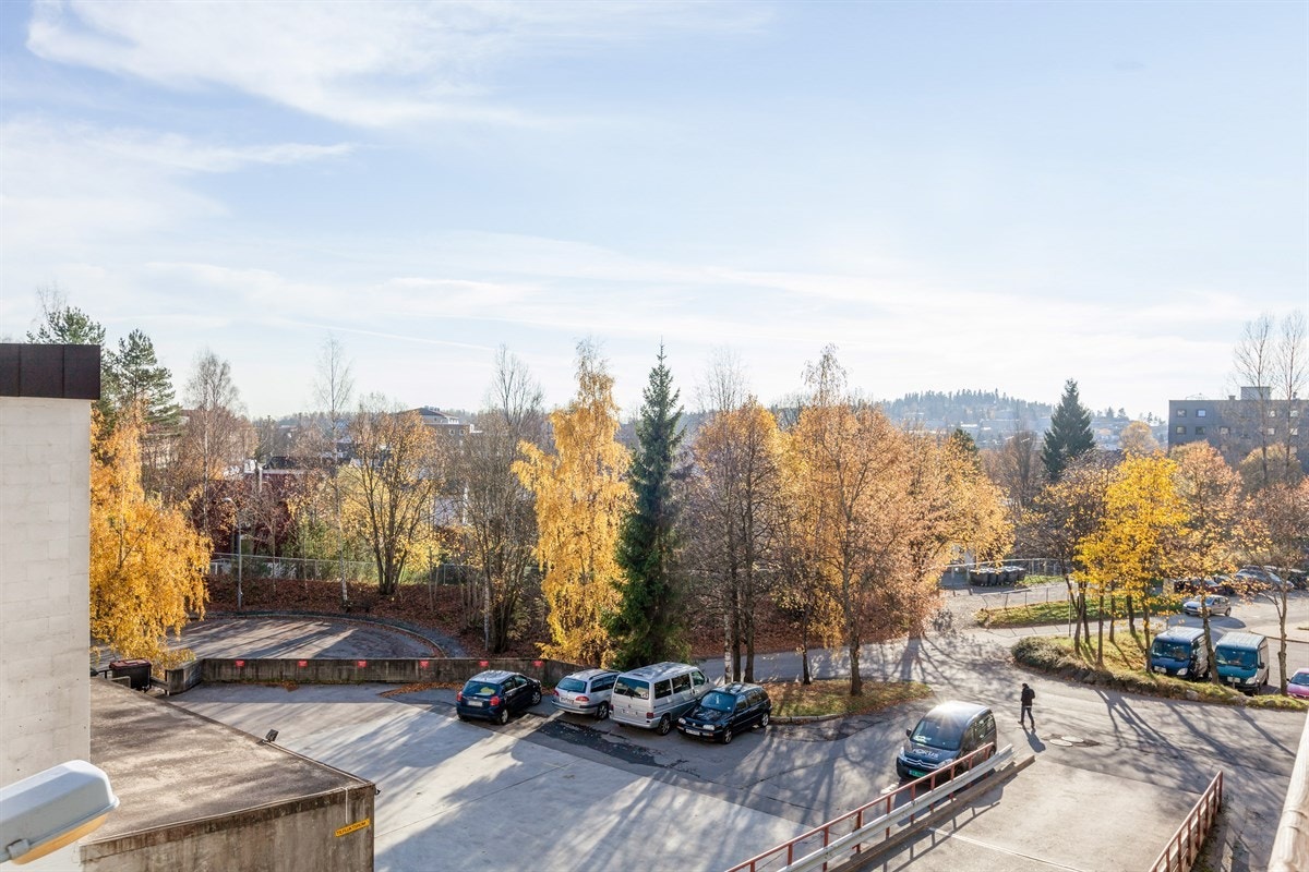 Utsyn fra balkongen Galleribilde