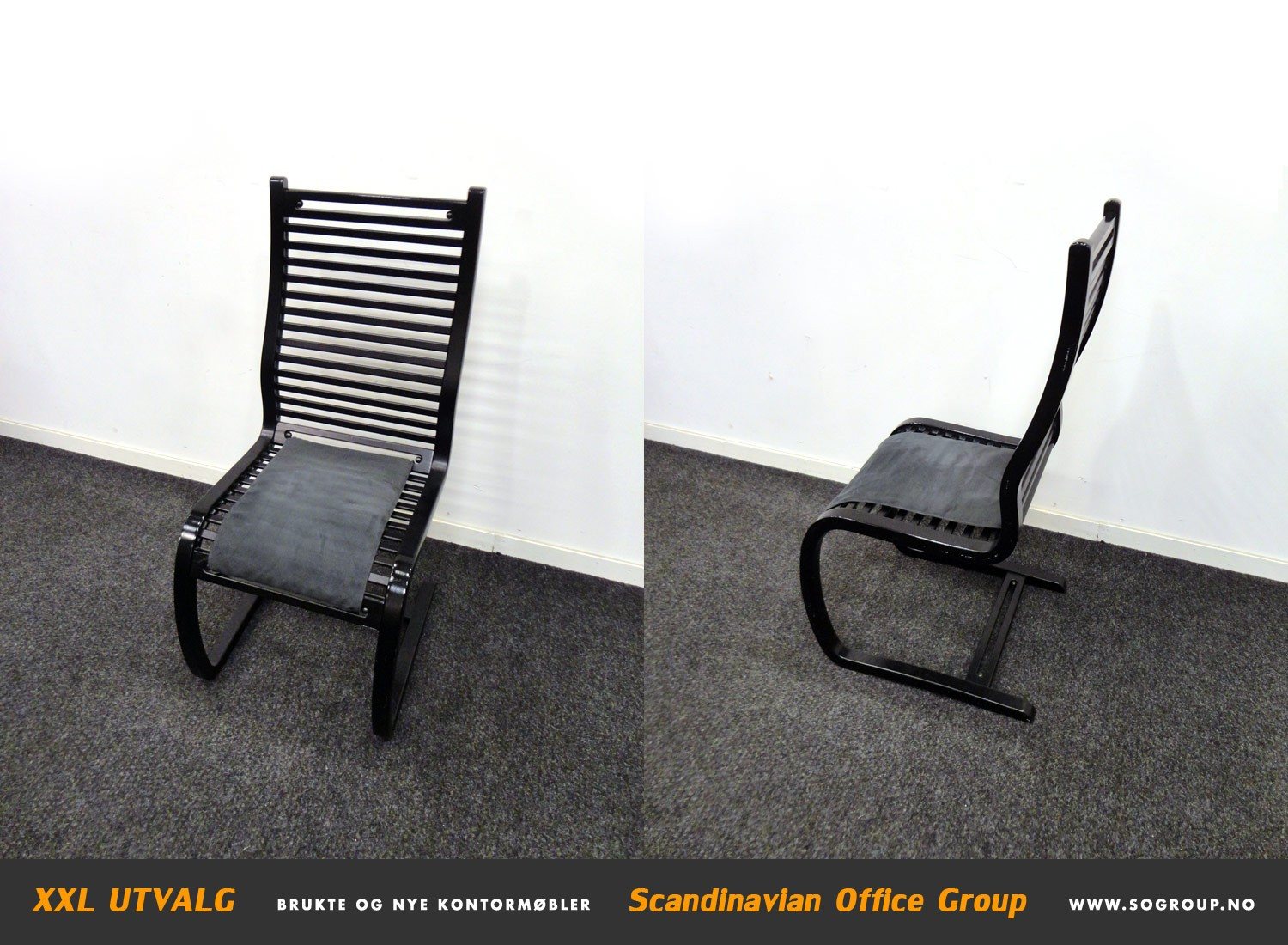 2 stk. Fora Form Spring stoler (Sort) MIDLERTIDIG UTSOLGT Fora Form Spring stoler (Grå, Sort) – Scandinavian Office as