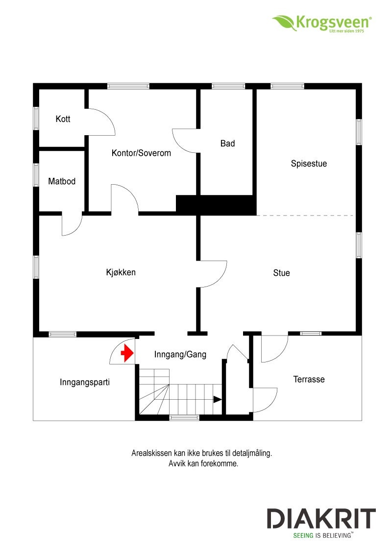 Plantegning 2D Galleribilde
