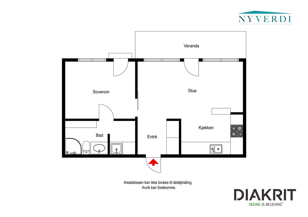 Plantegning 2D Galleribilde