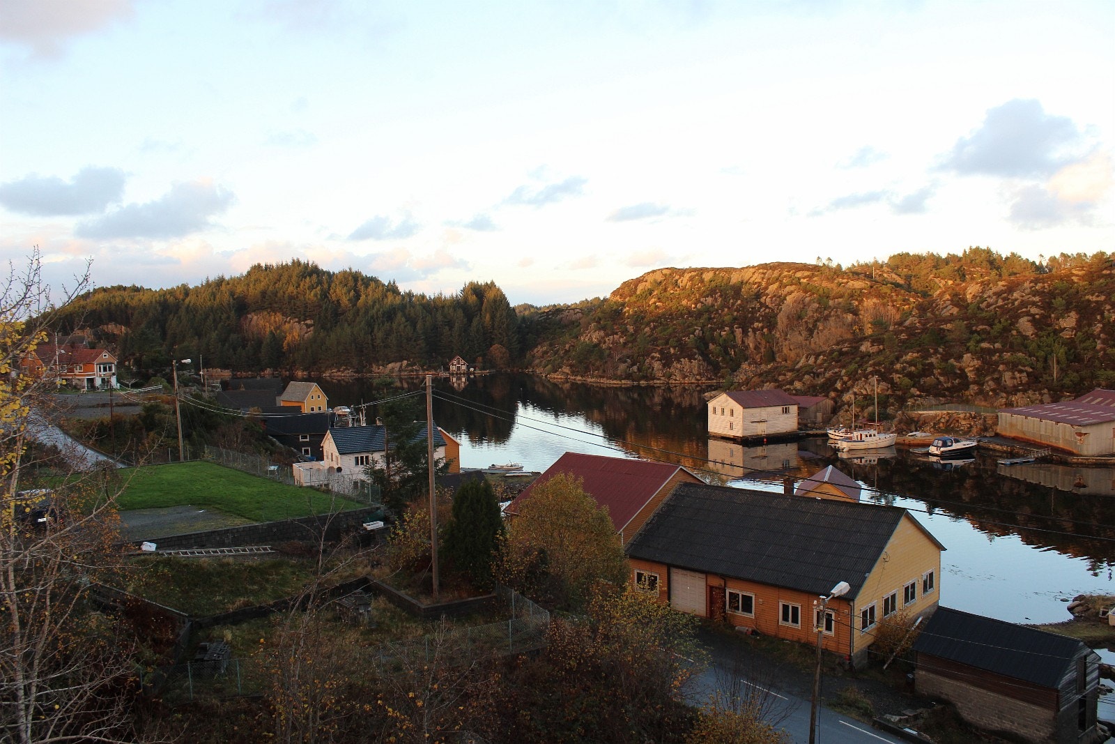 Utsikt fra terasse Galleribilde