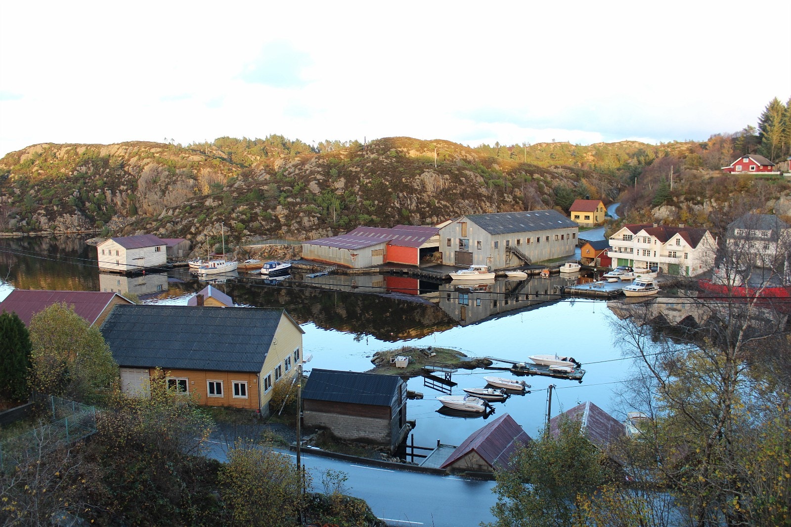 Utsikt fra terrasse Galleribilde