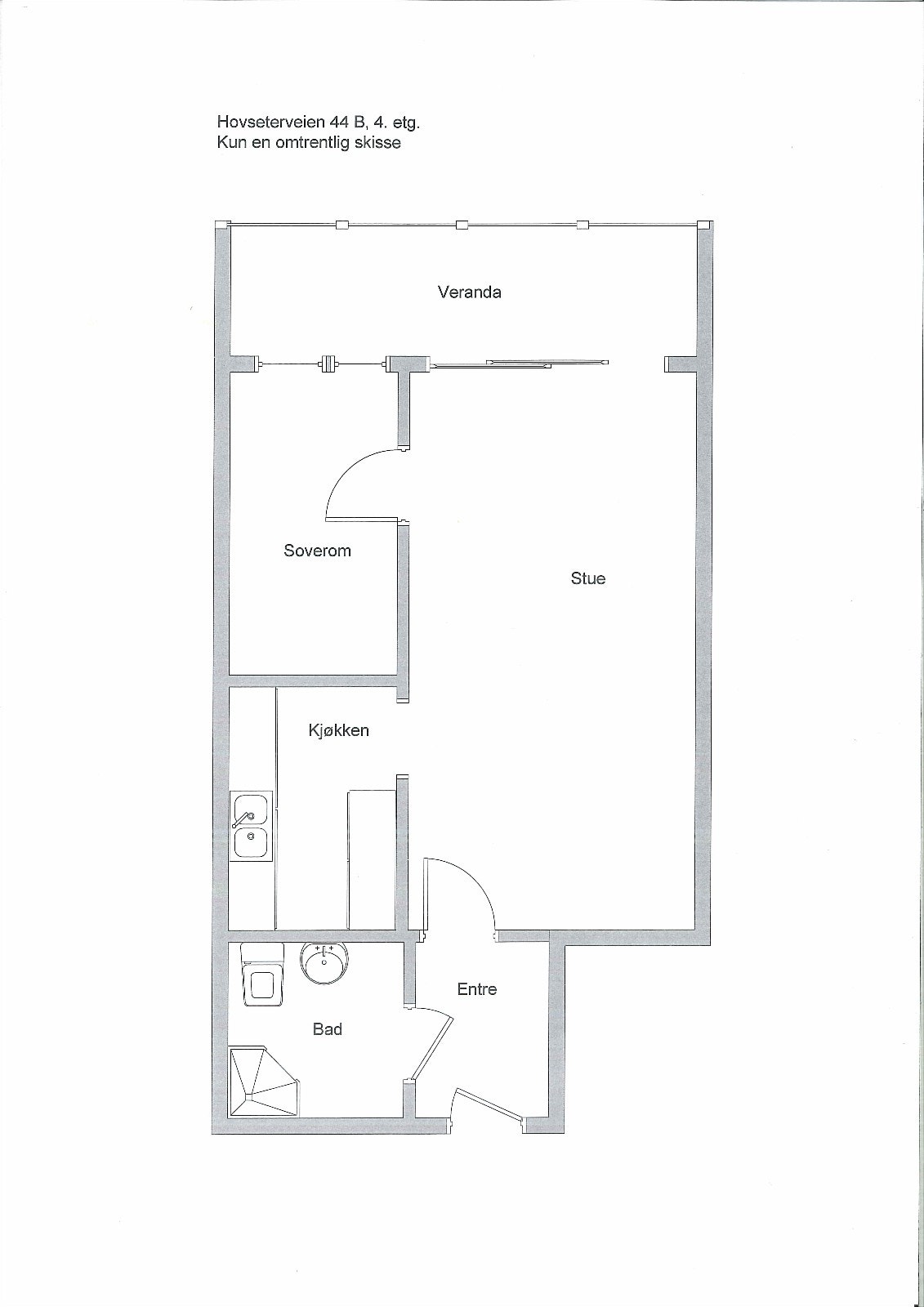 Plantegning Galleribilde