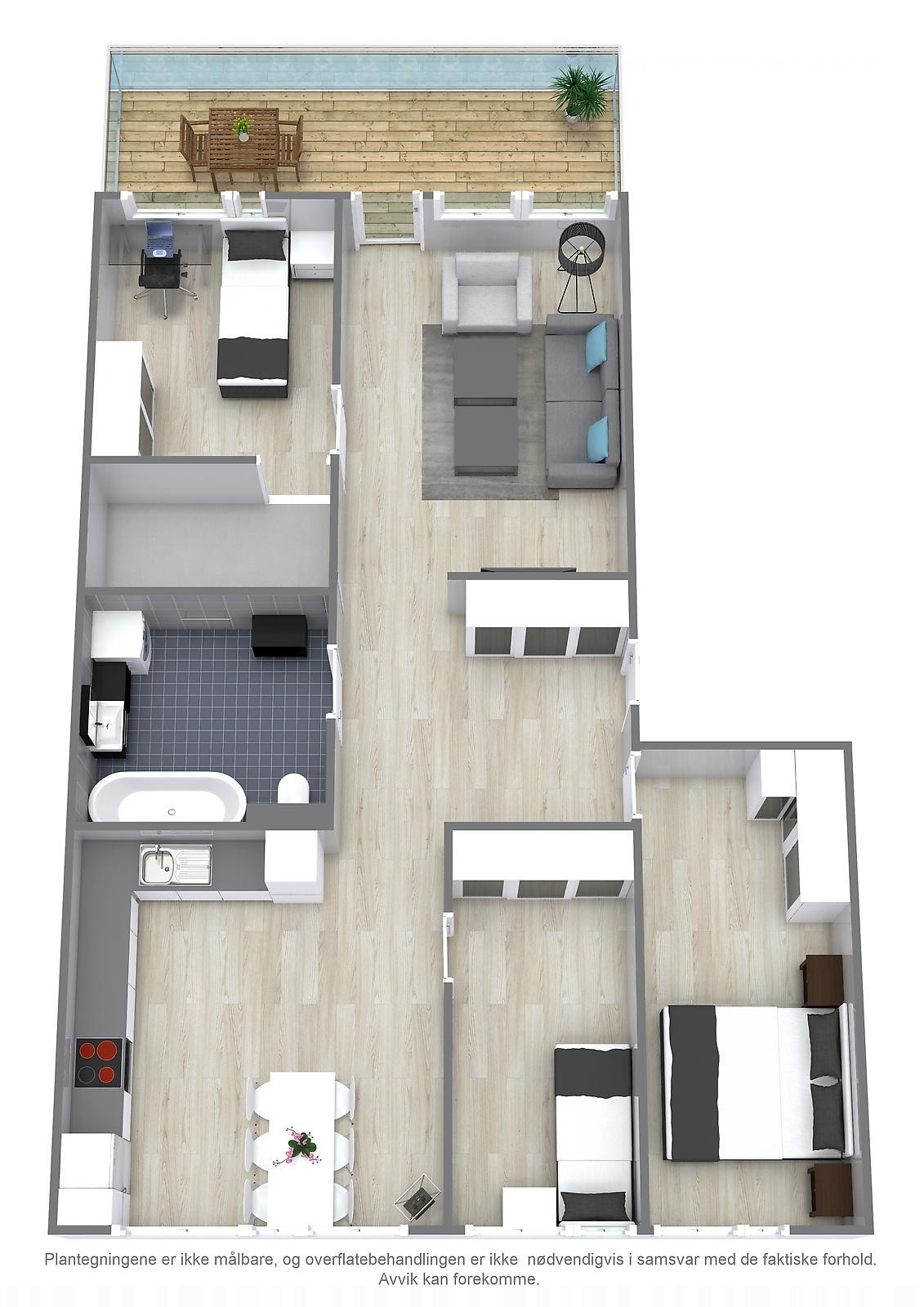 Plantegning Galleribilde