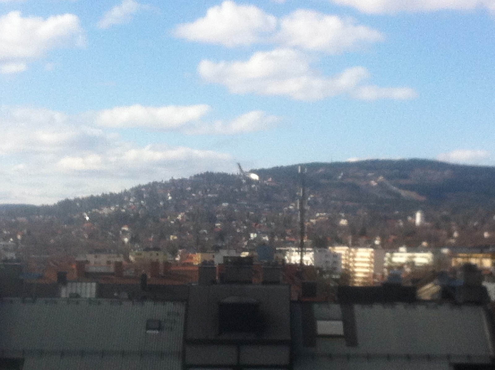 Utsikt fra terrasse Galleribilde