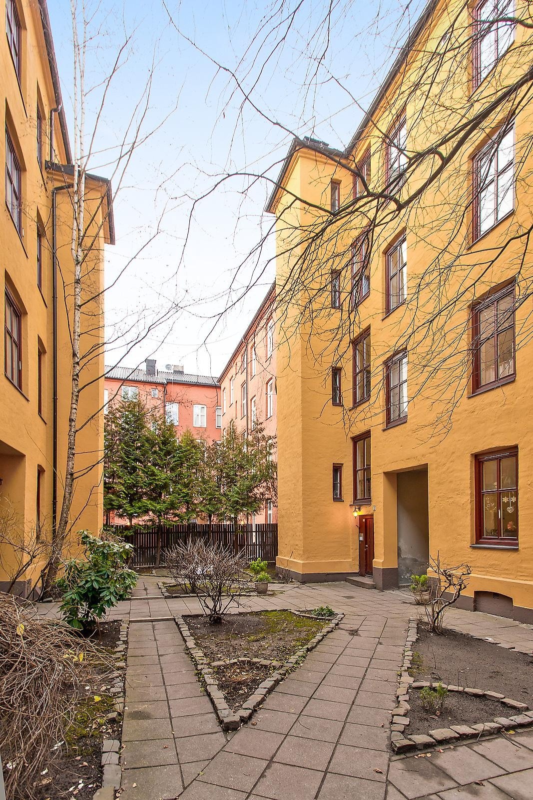 Trivelige fellesområder i bakgården Galleribilde