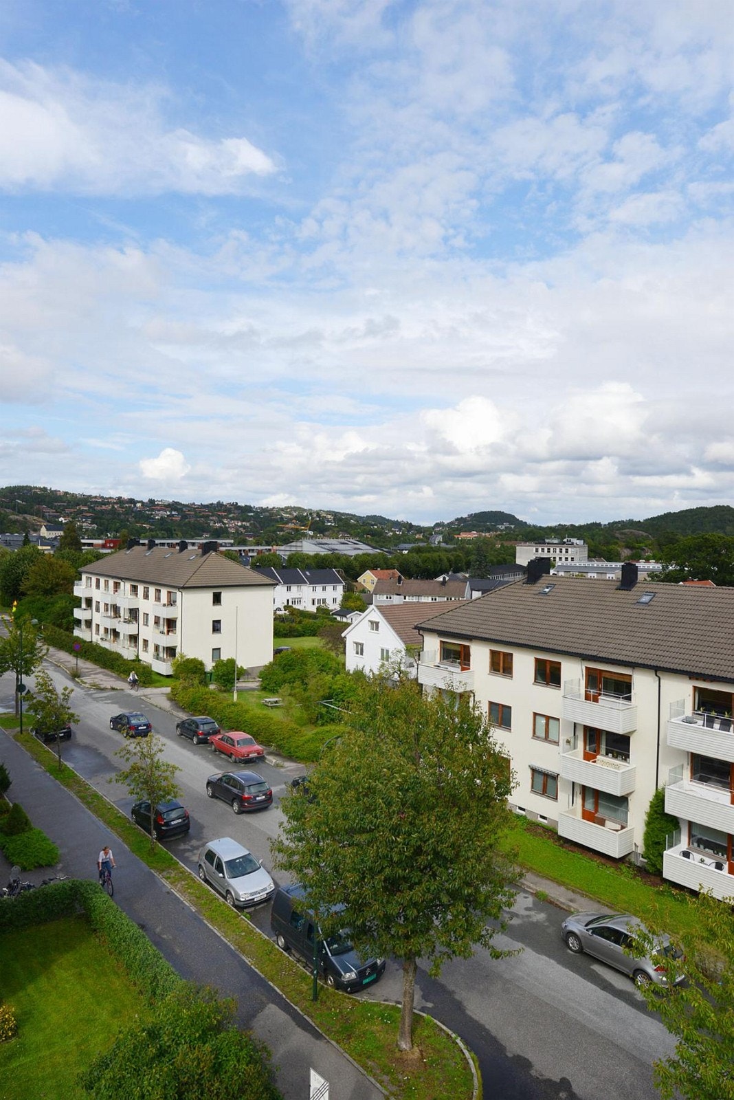Utsikt fra balkong Galleribilde