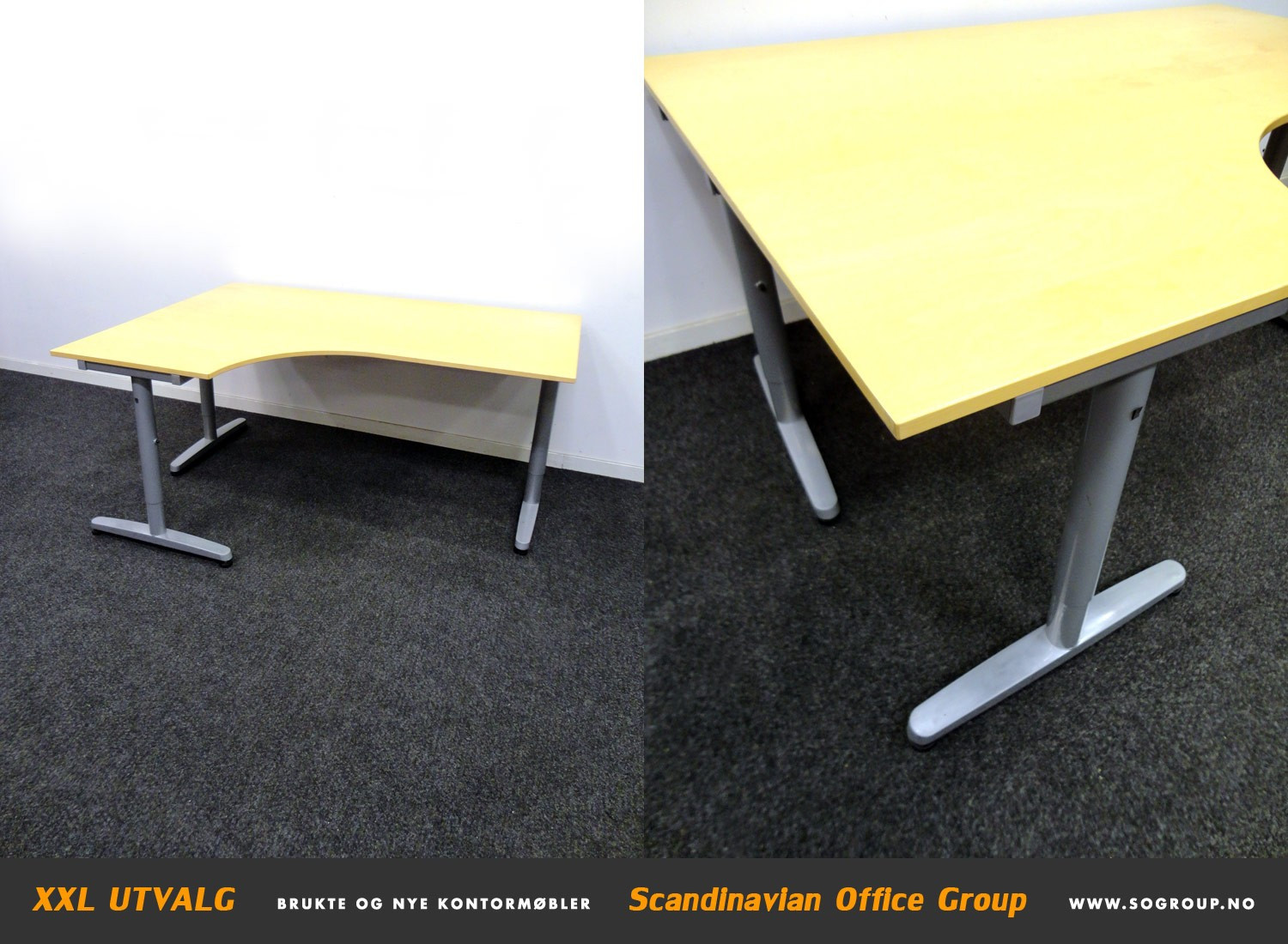Ikea Galant skrivebord (160x120 cm, Bjørk) MIDLERTIDIG Ikea Galant skrivebord, 160x120 cm MIDLERTIDIG UTSOLGT