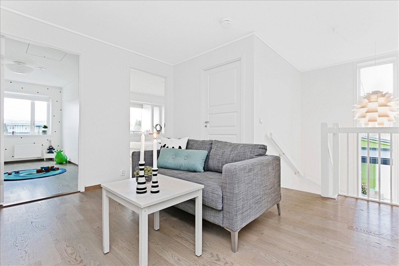 Loftstue - Meget praktisk loftstue i tilknytning til 3 stk soverom Galleribilde