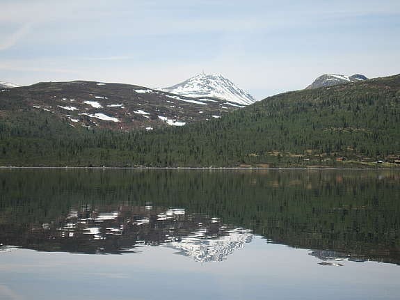 Sjåvatn mot Gaustatoppen Galleribilde