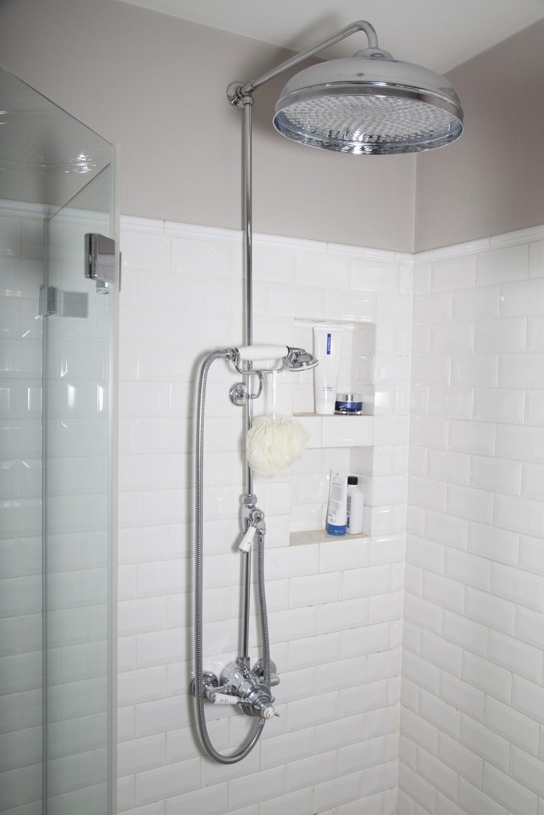 Meget fin dusjnisje i glassutførelse. Galleribilde