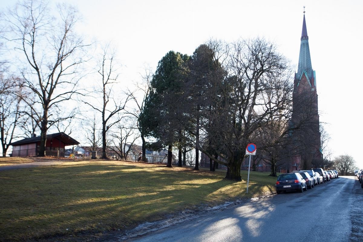 Det er flere parker like utenfor leiligheten. Galleribilde