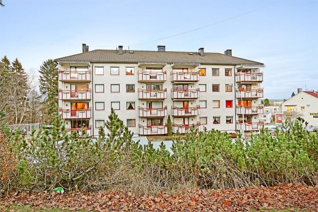 FASADEBILDE AV NYLÆNDE 7 - LEILIGHETEN ER I 4. ETASJE Galleribilde