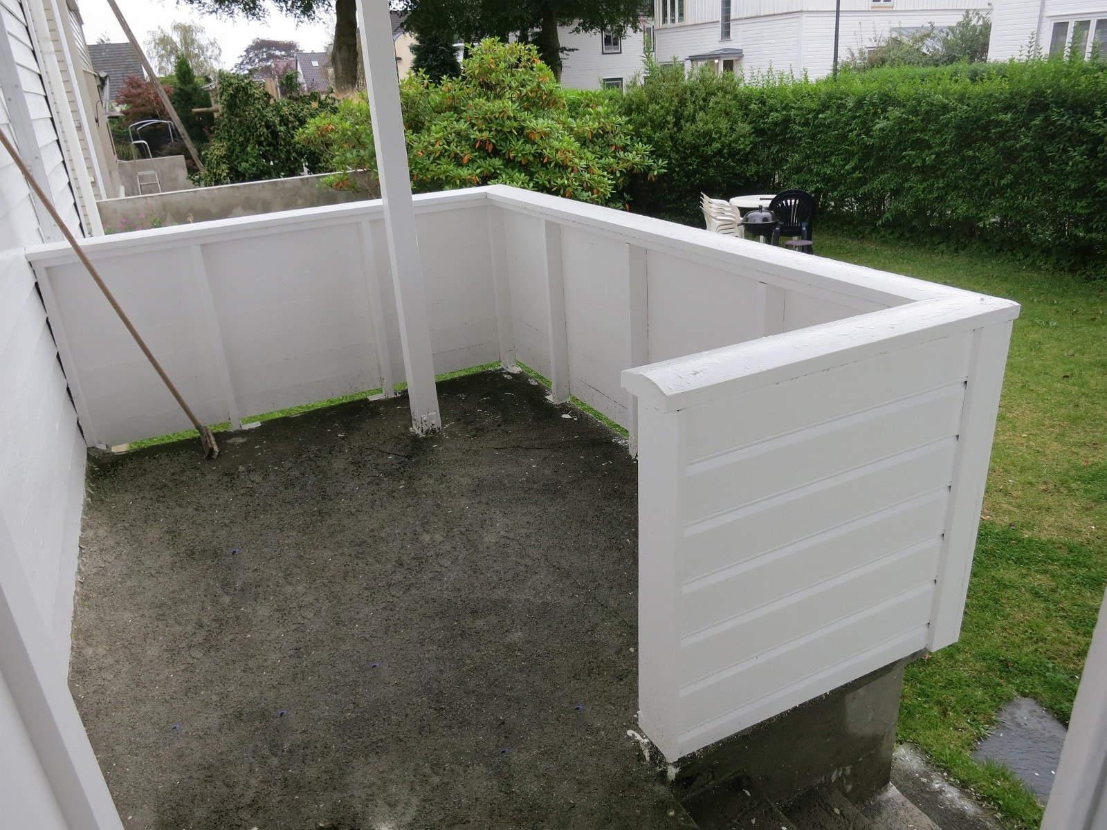 Veranda ut fra stuen Galleribilde