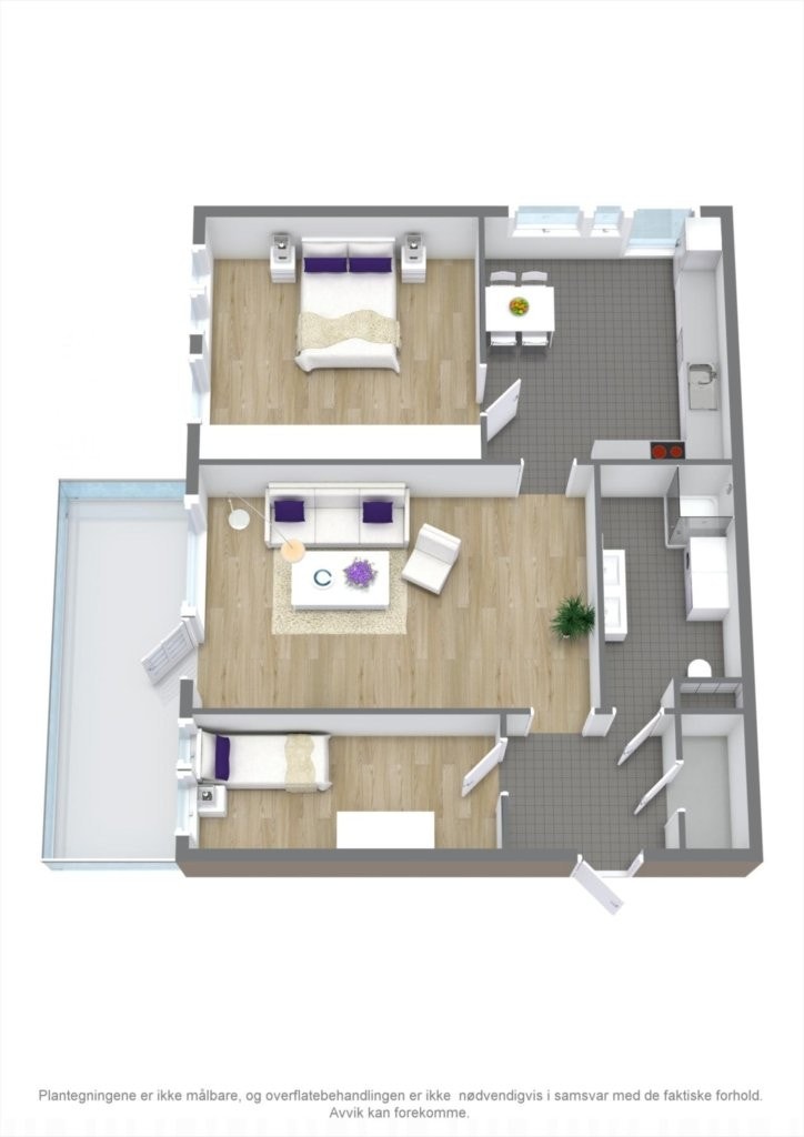 Planskisse Galleribilde