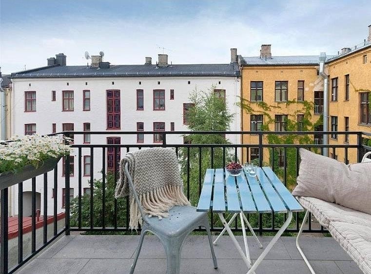 Flott balkong på nesten 4 kvm! Galleribilde