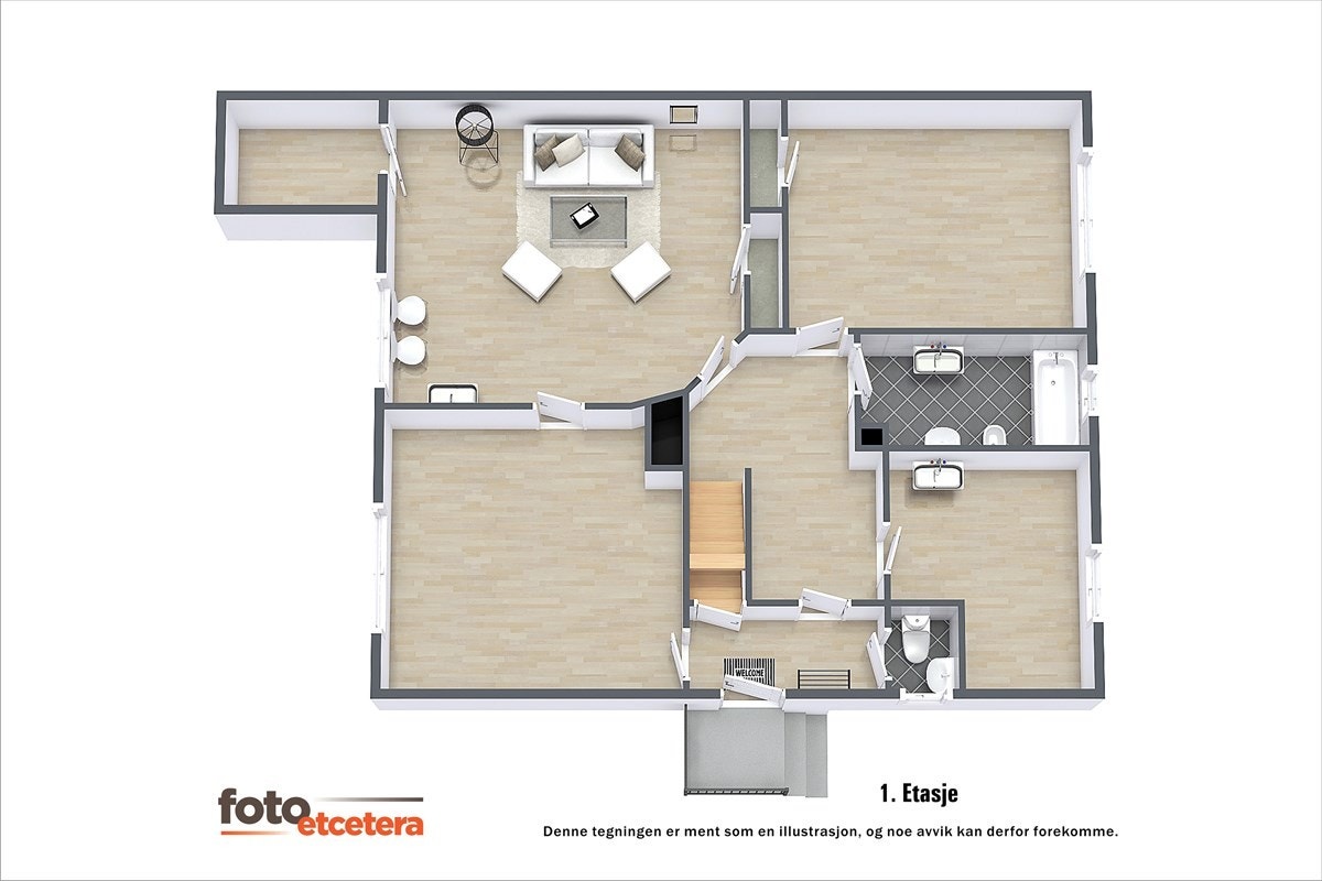 X 3d dronningensgate 3 1etg Galleribilde
