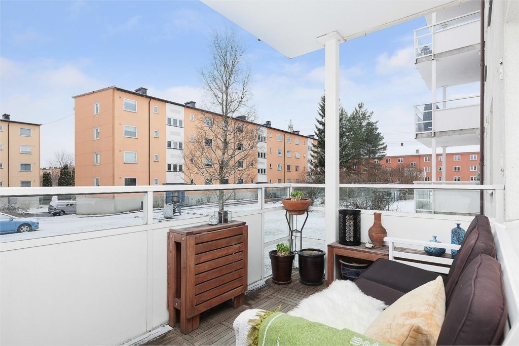 Flott balkong med fritt og fint utsyn. Galleribilde