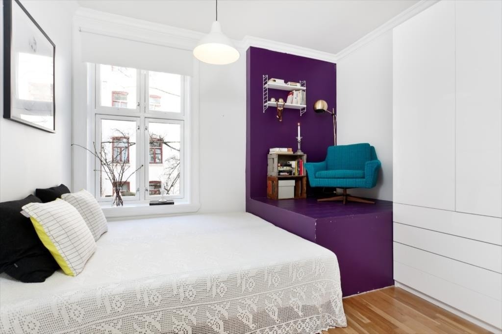 Soverom I har god plass til dobbeltseng og garderobeløsning (Joachim Schala - 920 82 252) Galleribilde