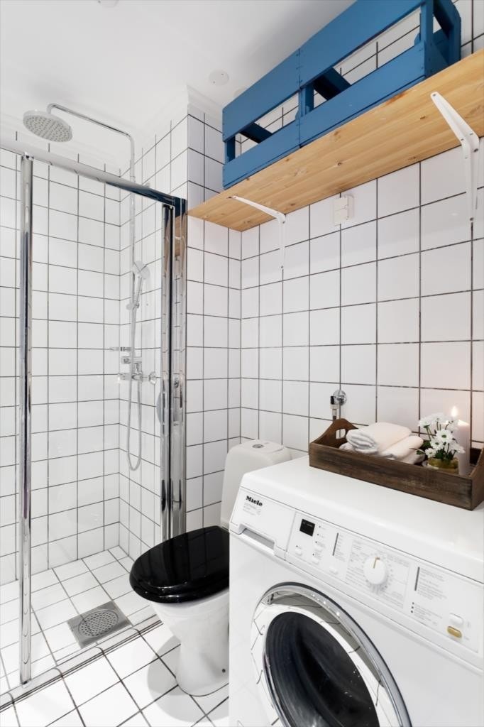 Opplegg for vaskemaskin på badet (Joachim Schala - 920 82 252) Galleribilde