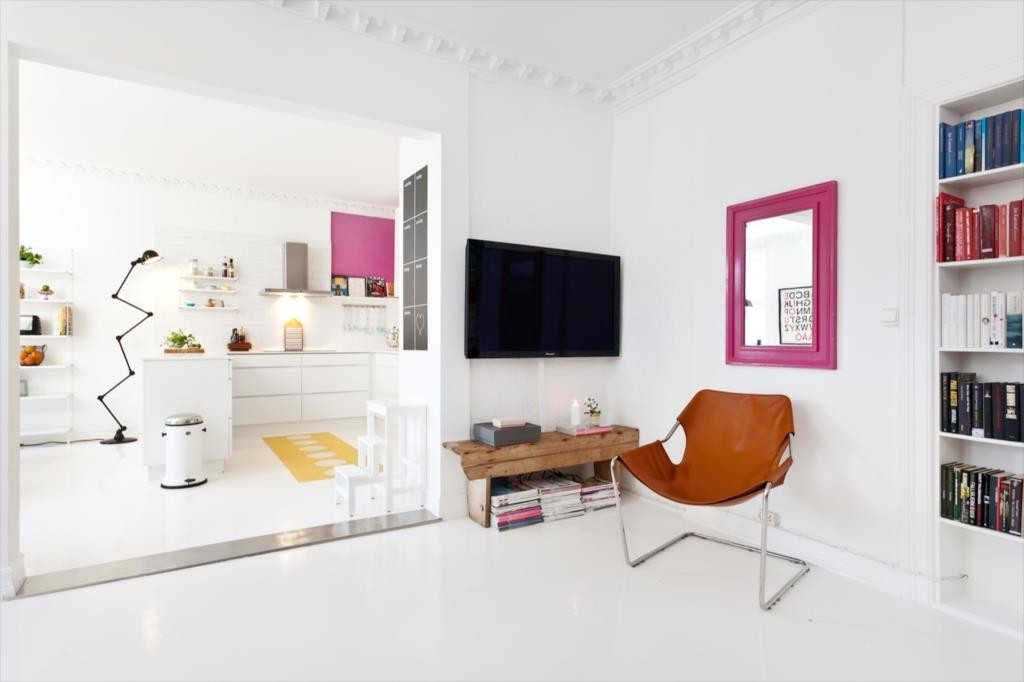 Åpen løsning mellom stue og kjøkken (Joachim Schala - 920 82 252) Galleribilde