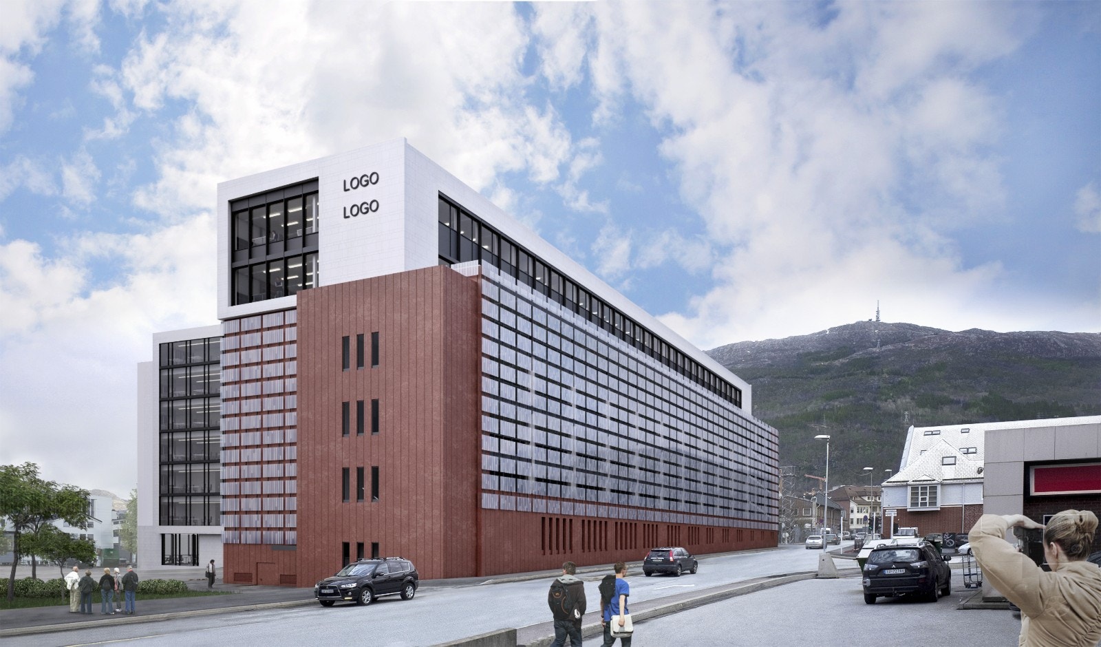 Bygget fra Fabru\ikkgaten med svært gode profileringsmuligheter Galleribilde