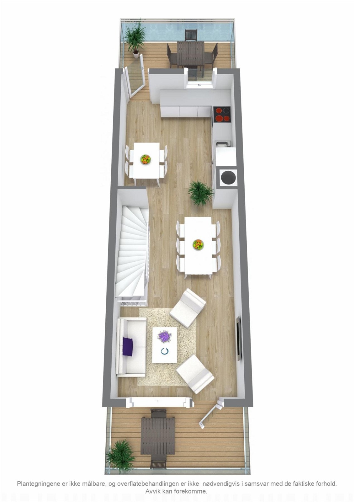 Første etasje i 3D. Galleribilde