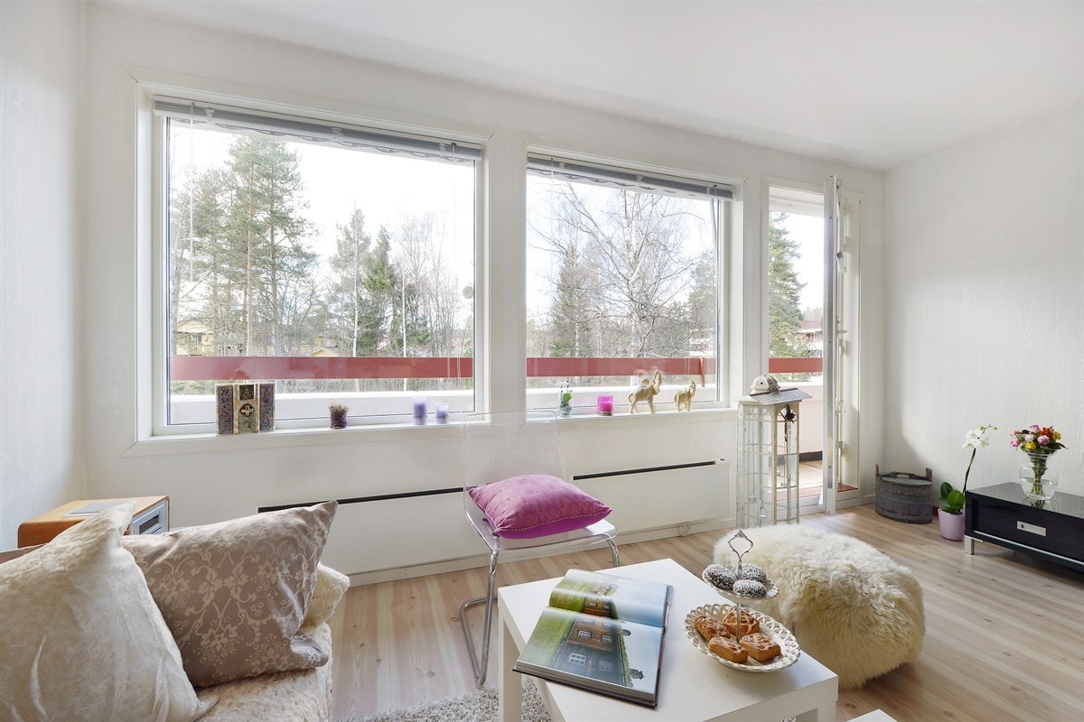 Stue med utgang til balkong Galleribilde