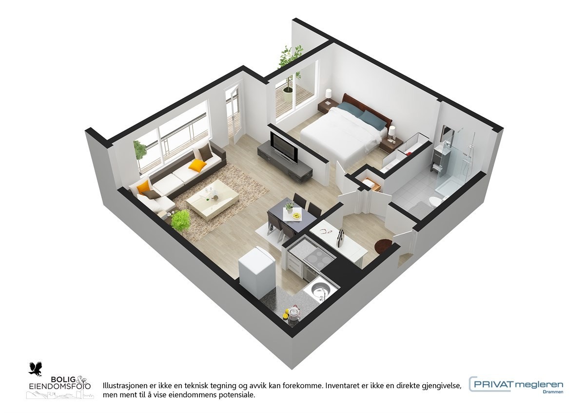 Plantegning Galleribilde