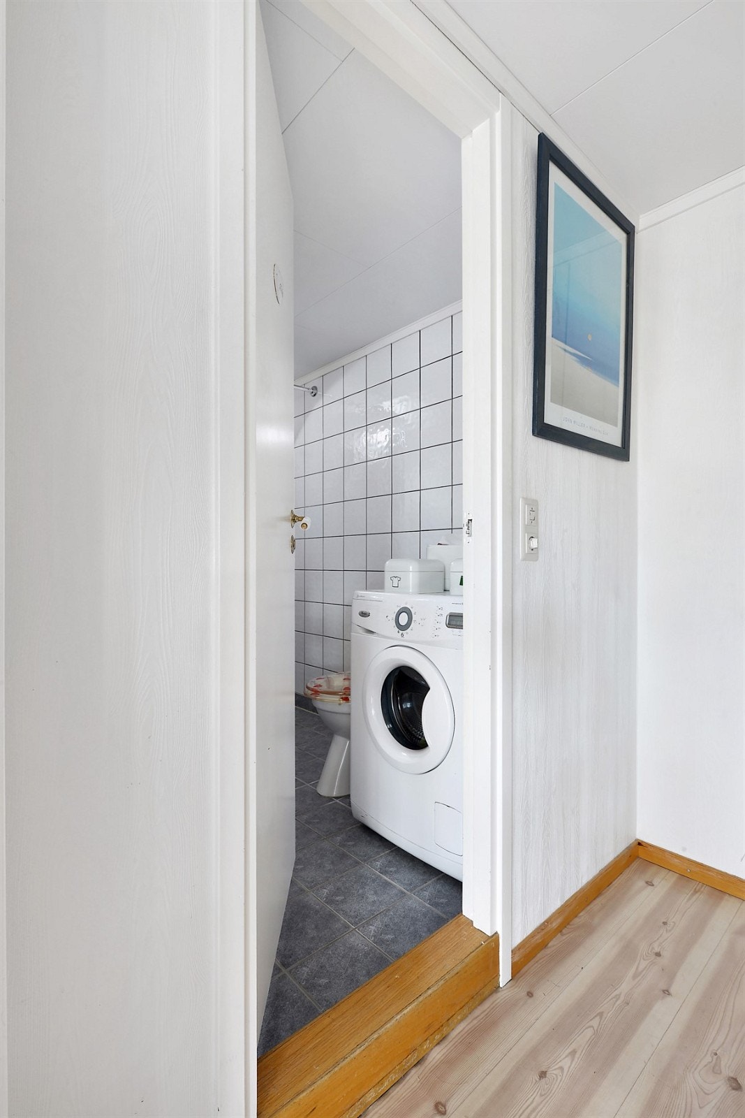 Entre med inngang til bad Galleribilde