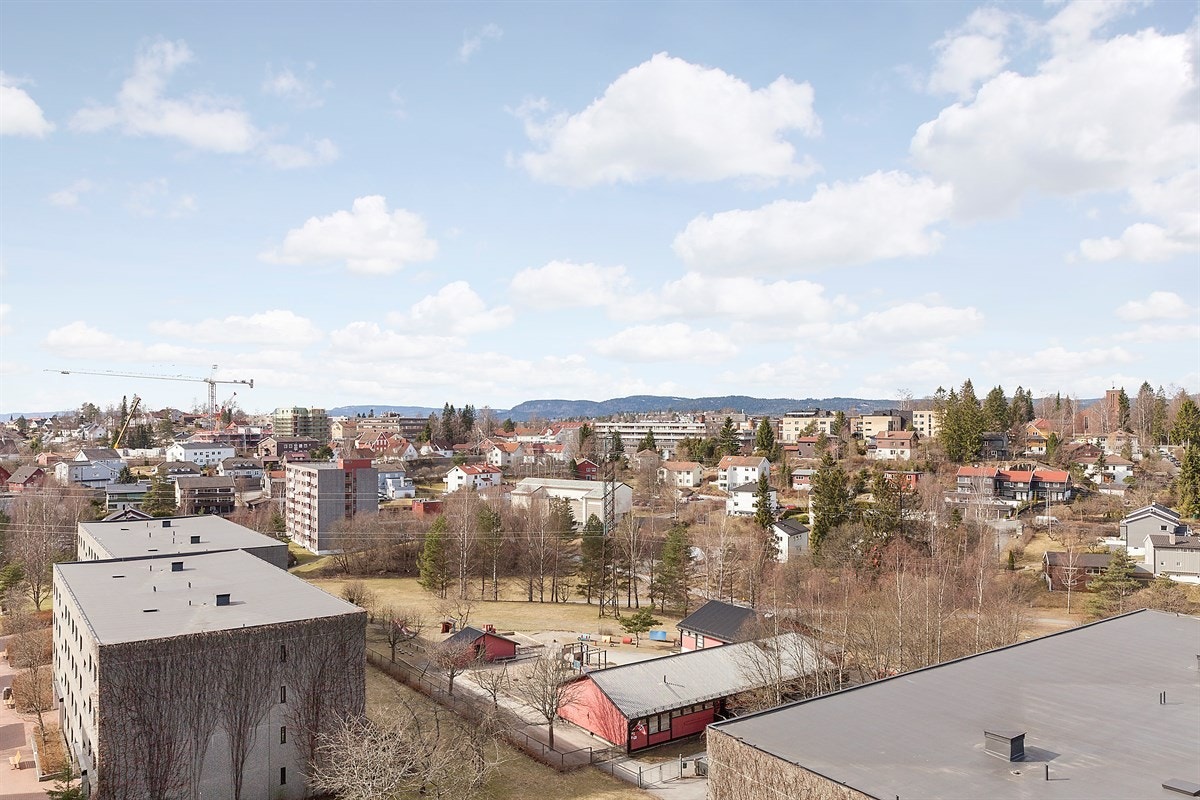 Utsikt fra balkong Galleribilde