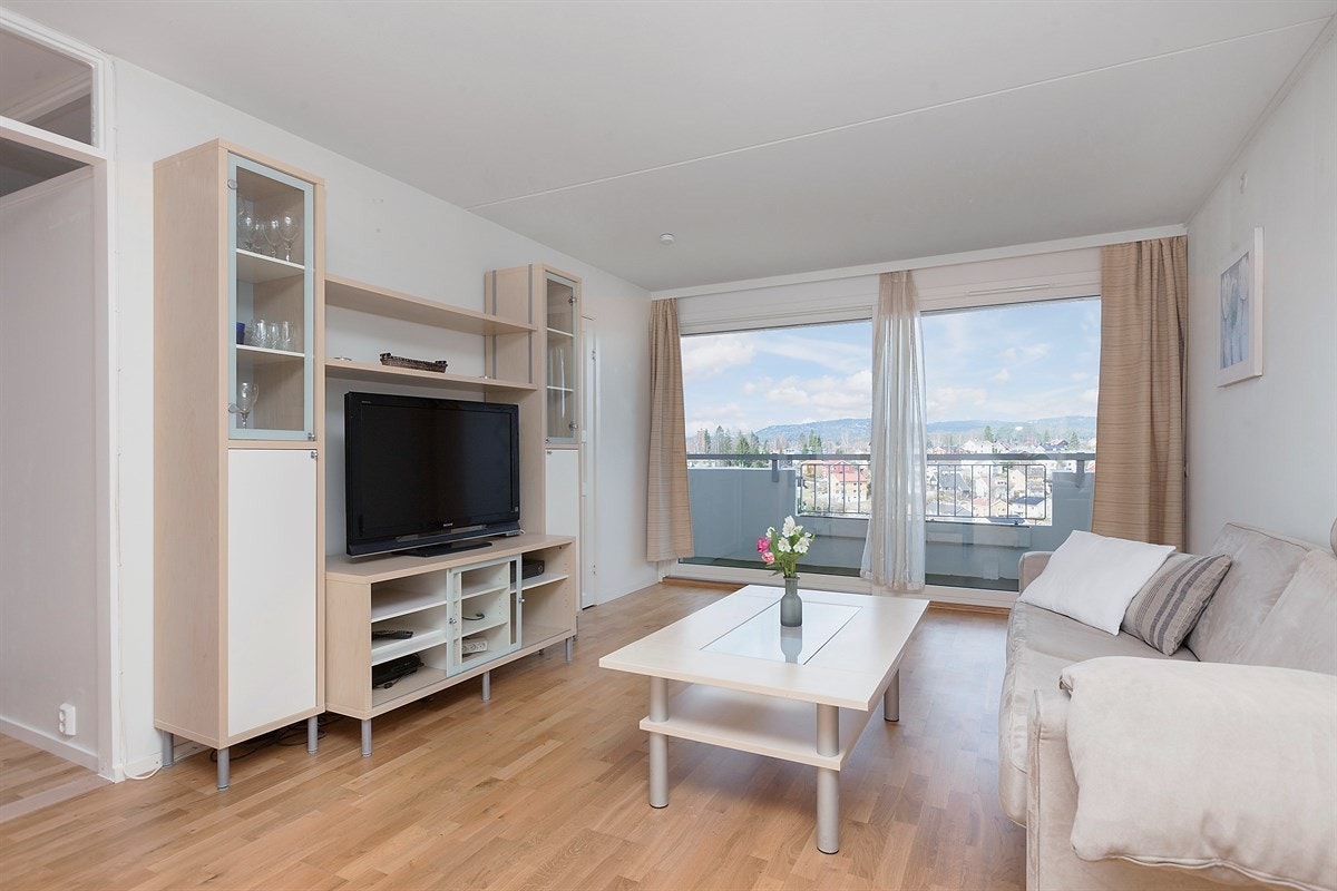 Lys og romslig stue Galleribilde