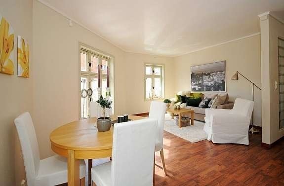 God plass til både sofa og spisebord Galleribilde