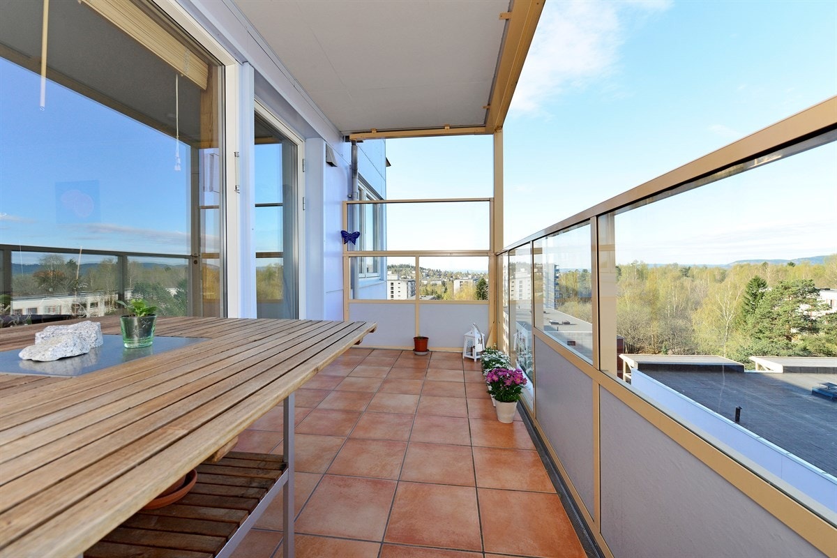 Stor balkong Galleribilde