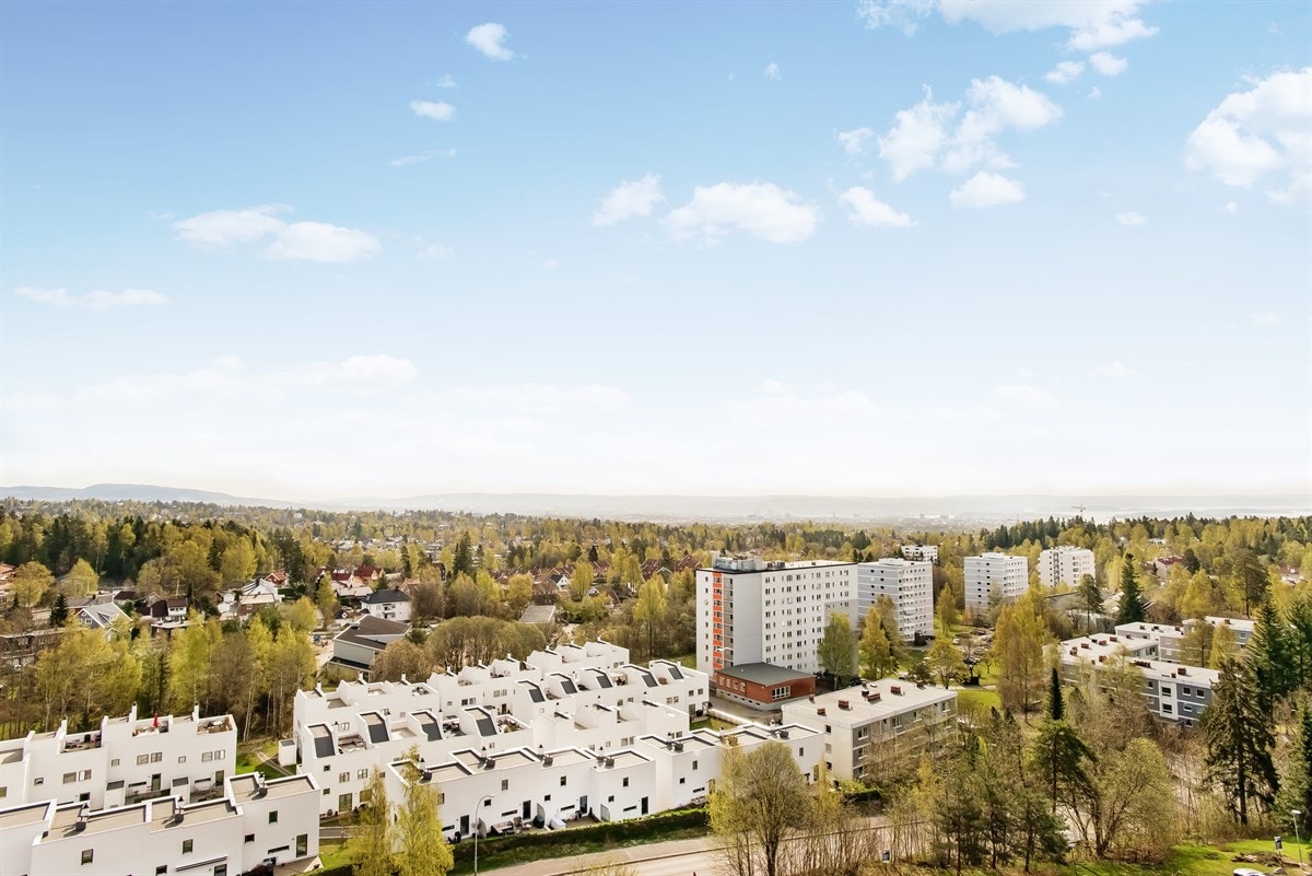 Utsikt fra balkongen Galleribilde