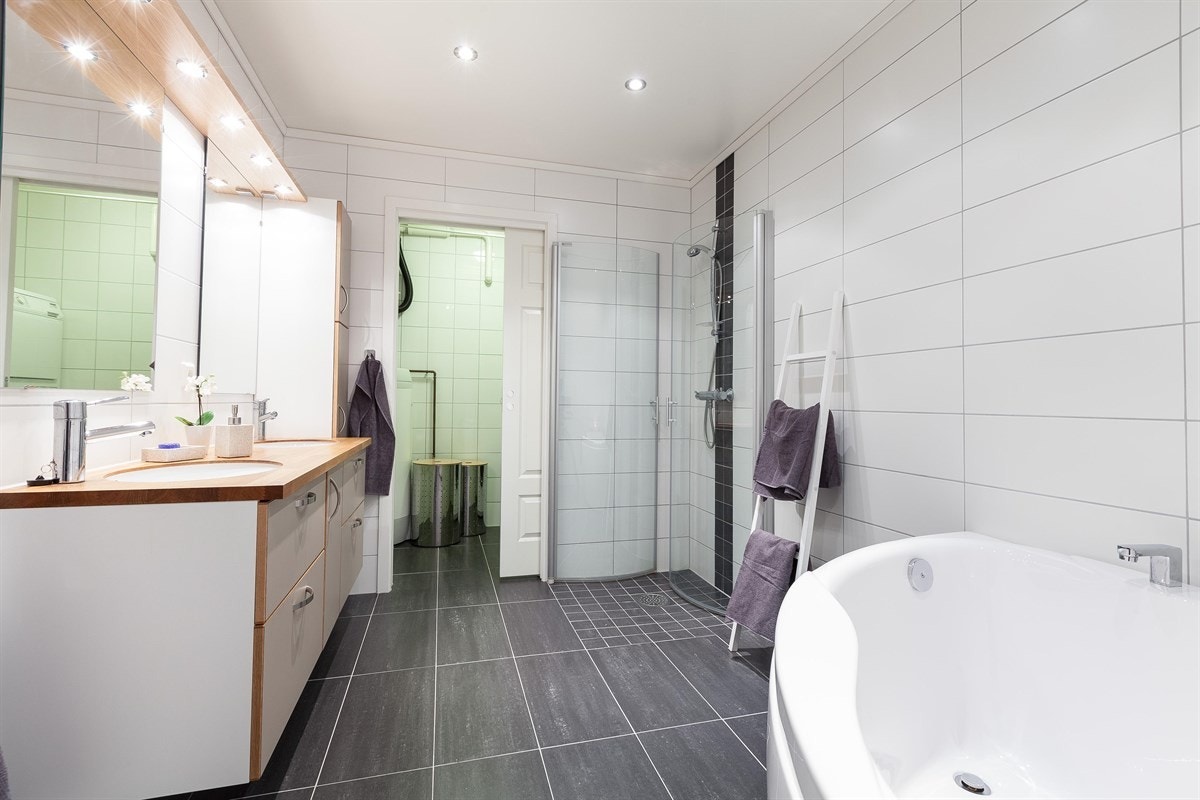 Egen inngang til vaskerom. Galleribilde