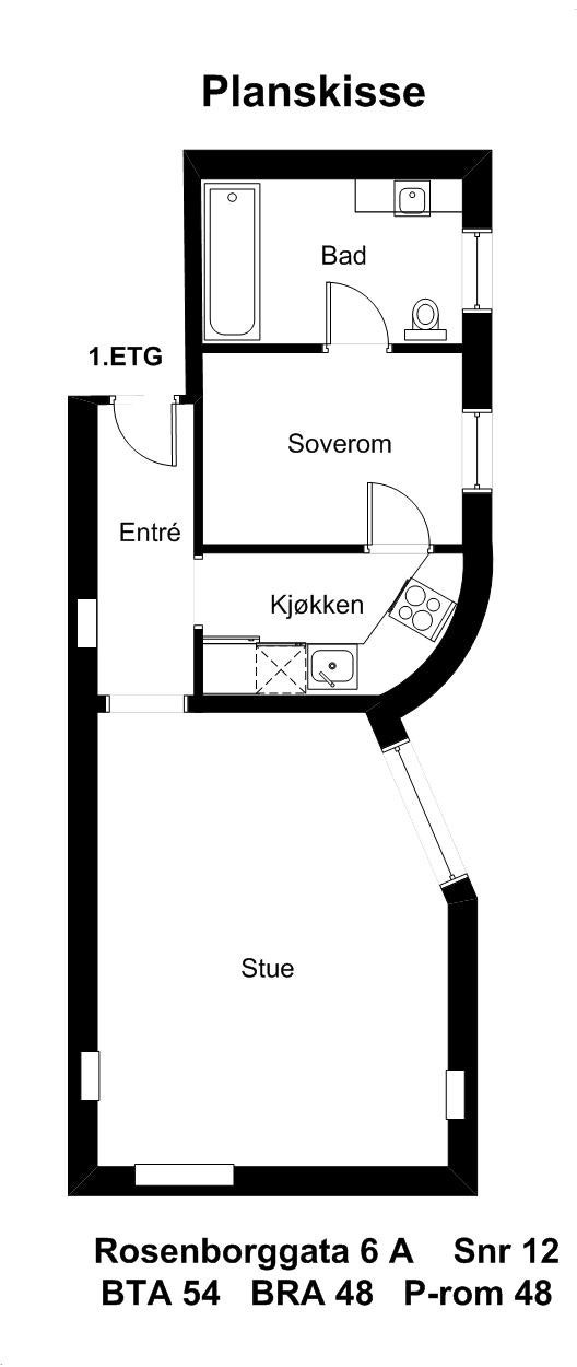 Planskisse Galleribilde