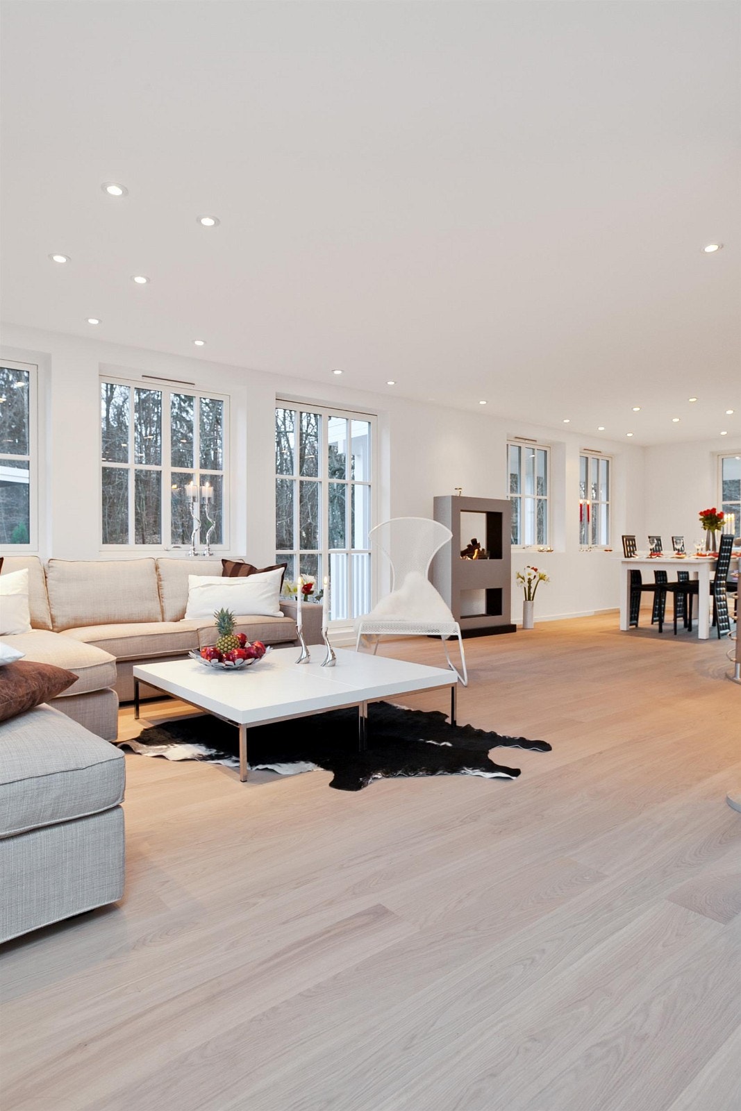 Stemningsfull atmosfære fra vår innredede visningsleilighet. Galleribilde