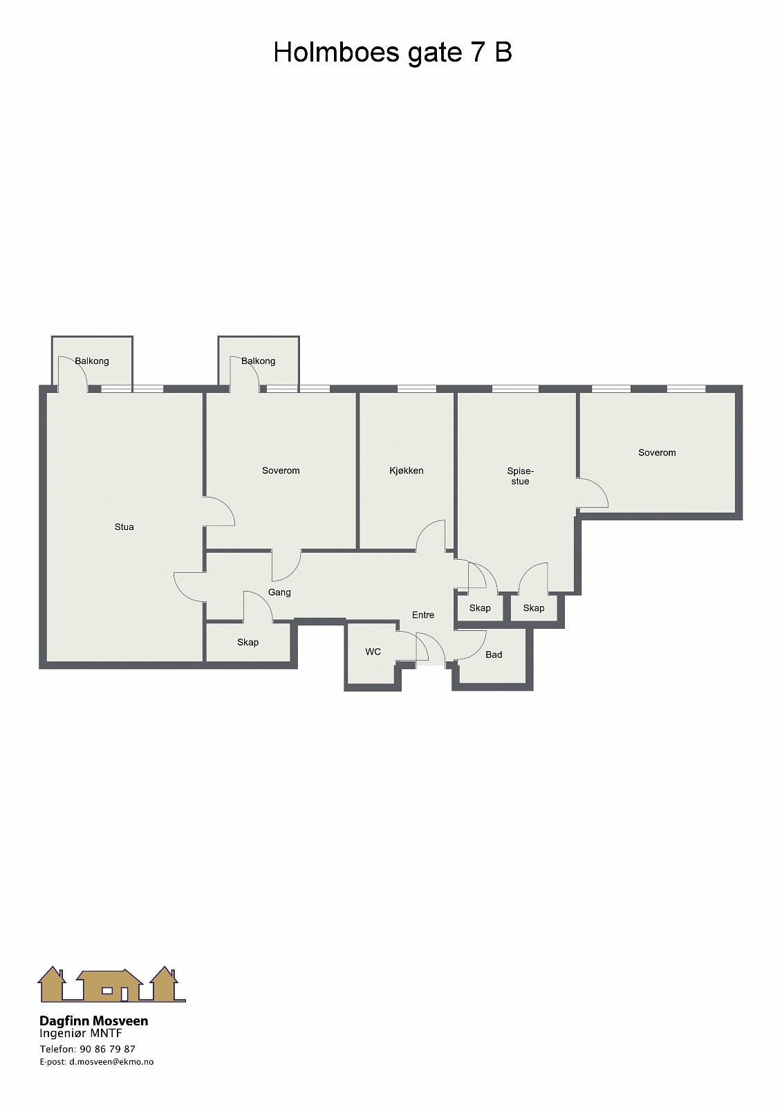 Plantegning Galleribilde