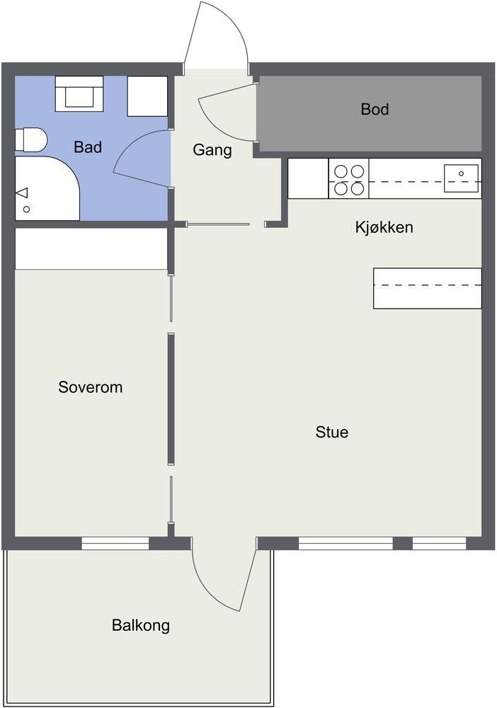 Plantegning 2d Galleribilde