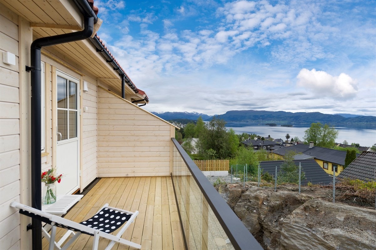 Panoramautsikt fra altanen Galleribilde