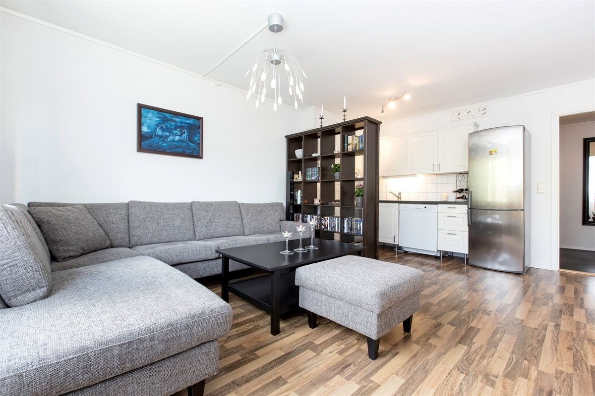 Stue med kjøkkenløsning. Galleribilde