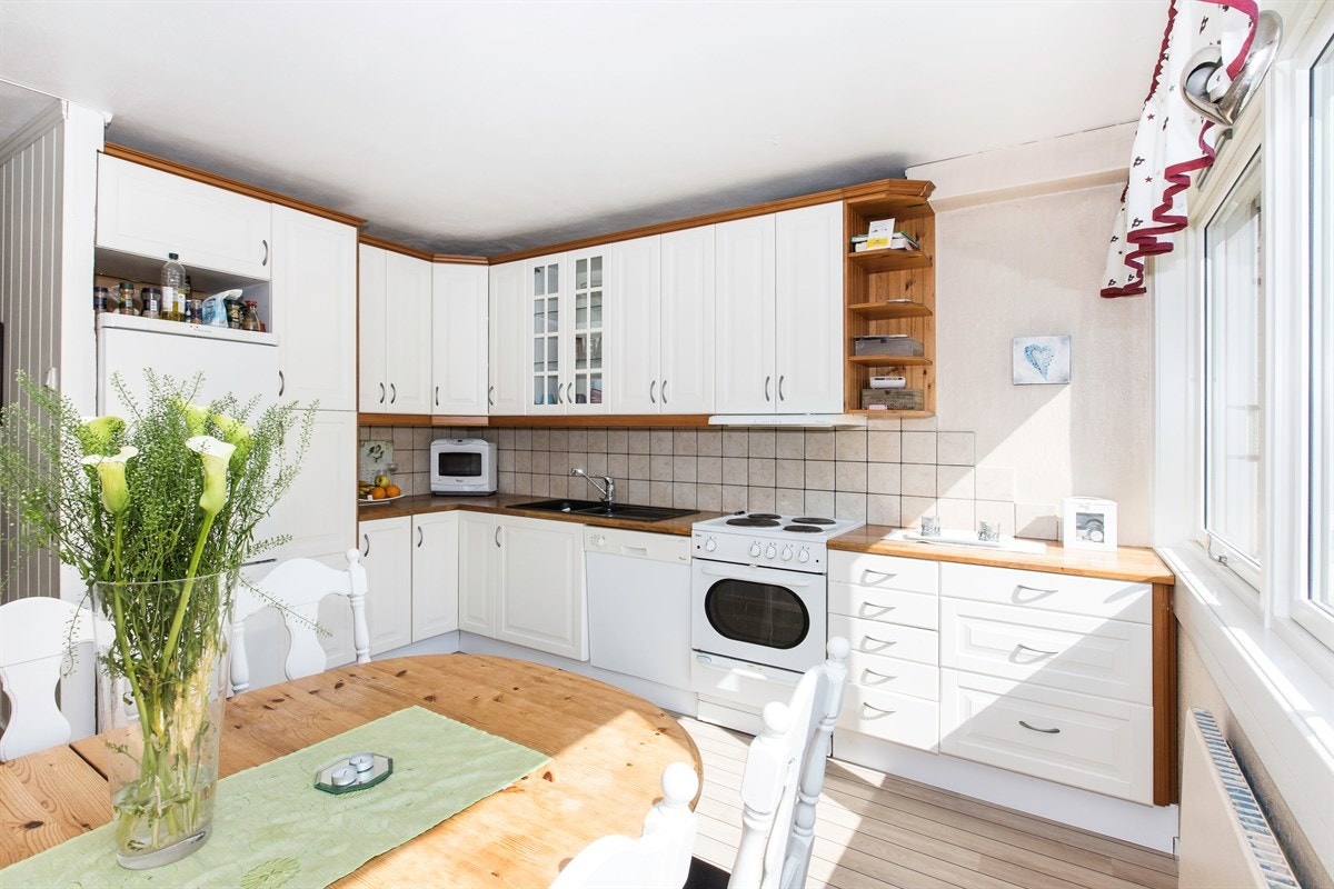 Praktisk kjøkkeninnredning. Galleribilde