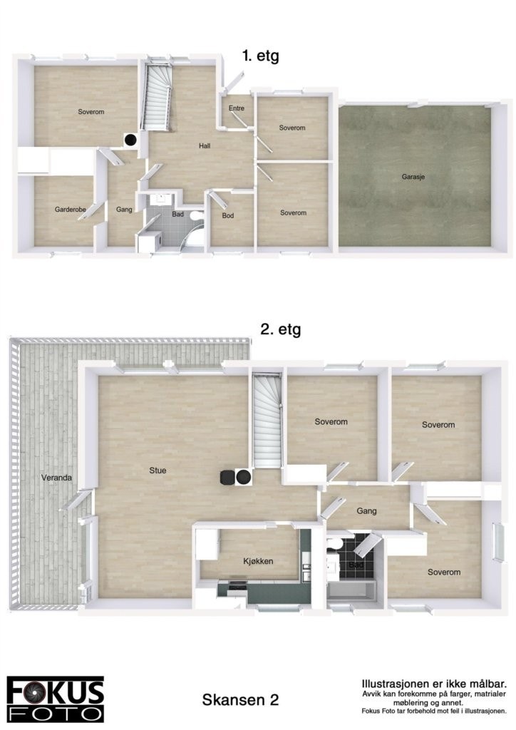 Plantegning Galleribilde