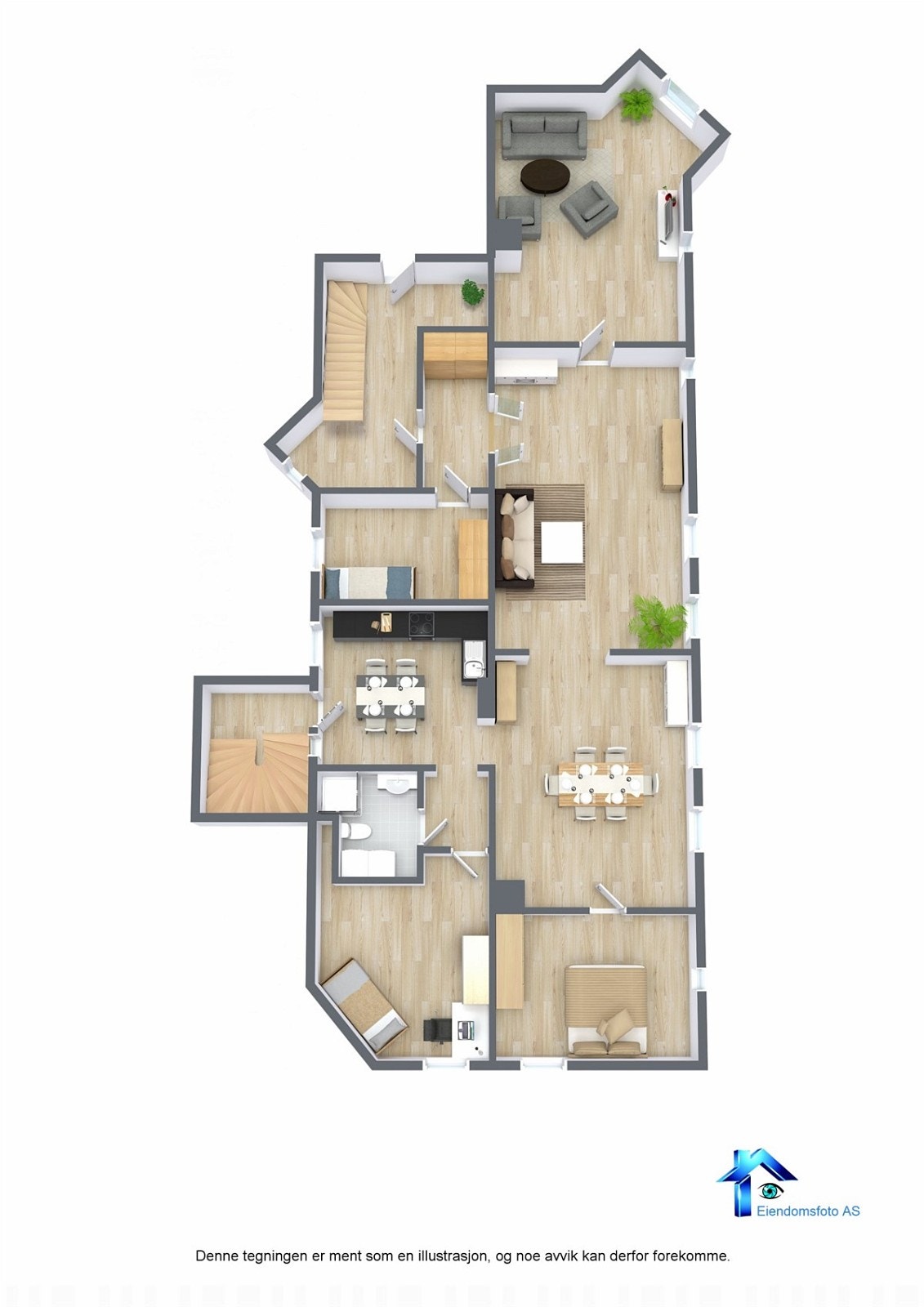 Plantegning. Galleribilde