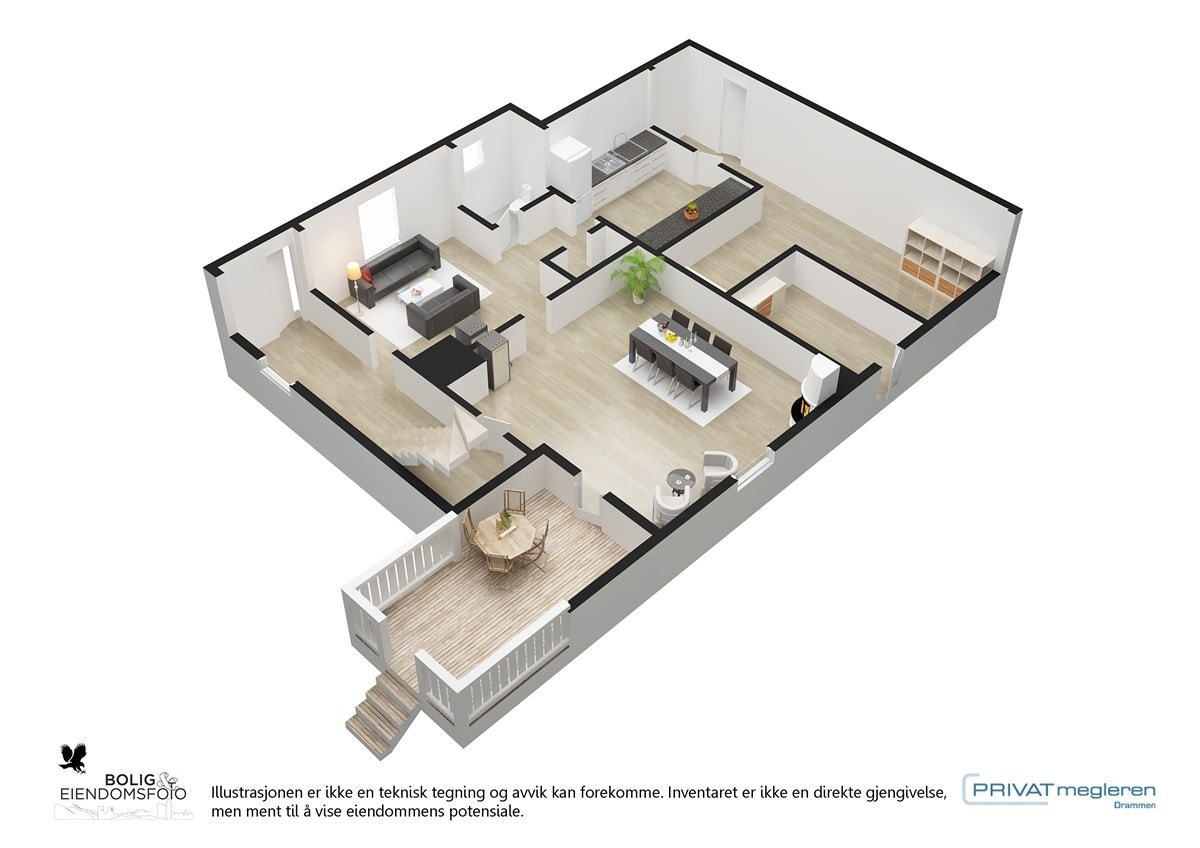 Plantegning 1.etasje. Galleribilde