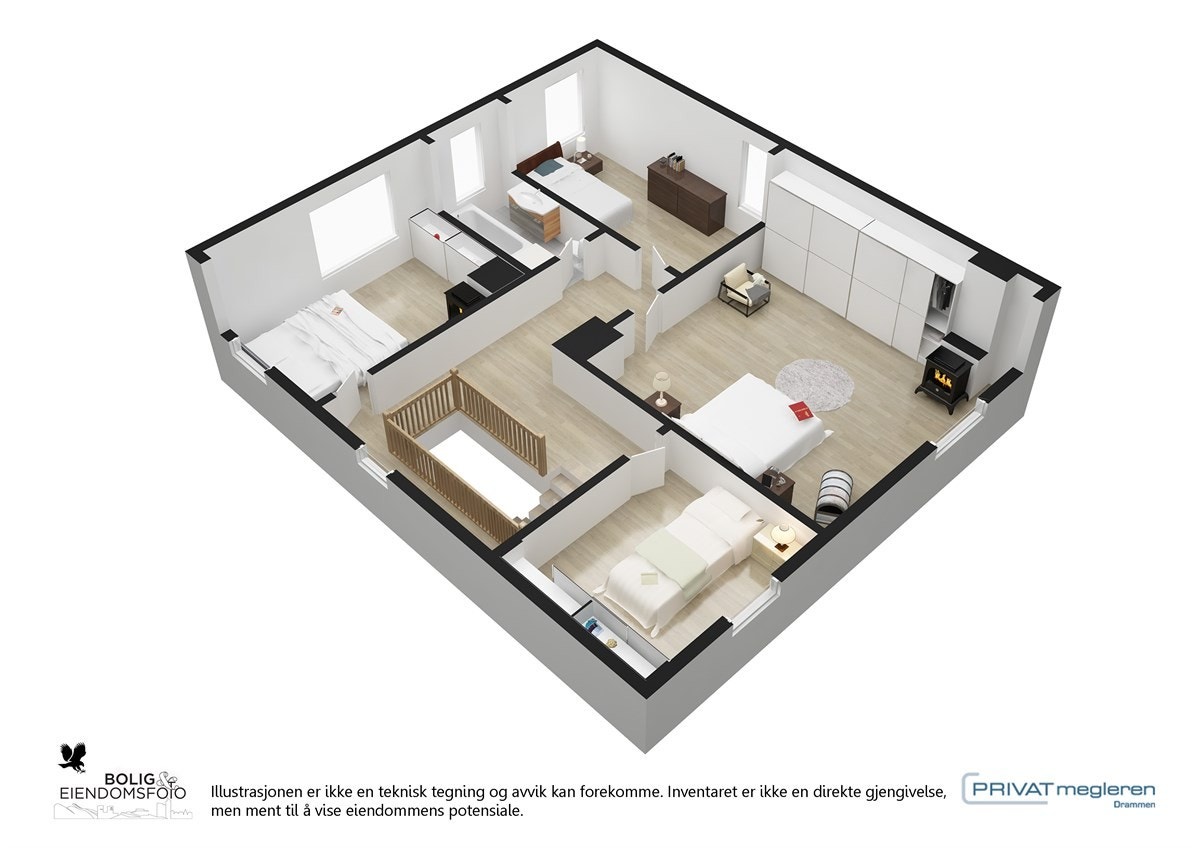 Plantegning 2.etasje. Galleribilde